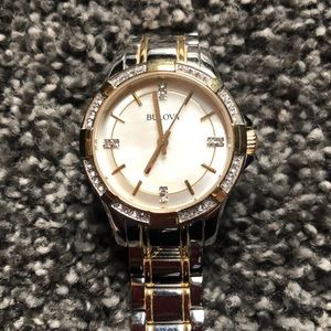 Bulova women’s two tone watch